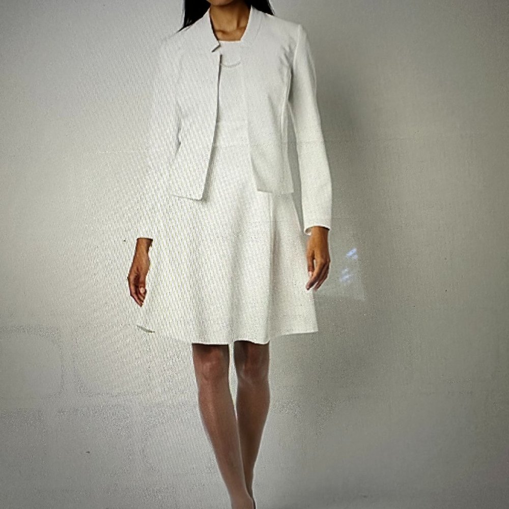 Black Label By Evan Picone Fit and Flare Dress with Jacket